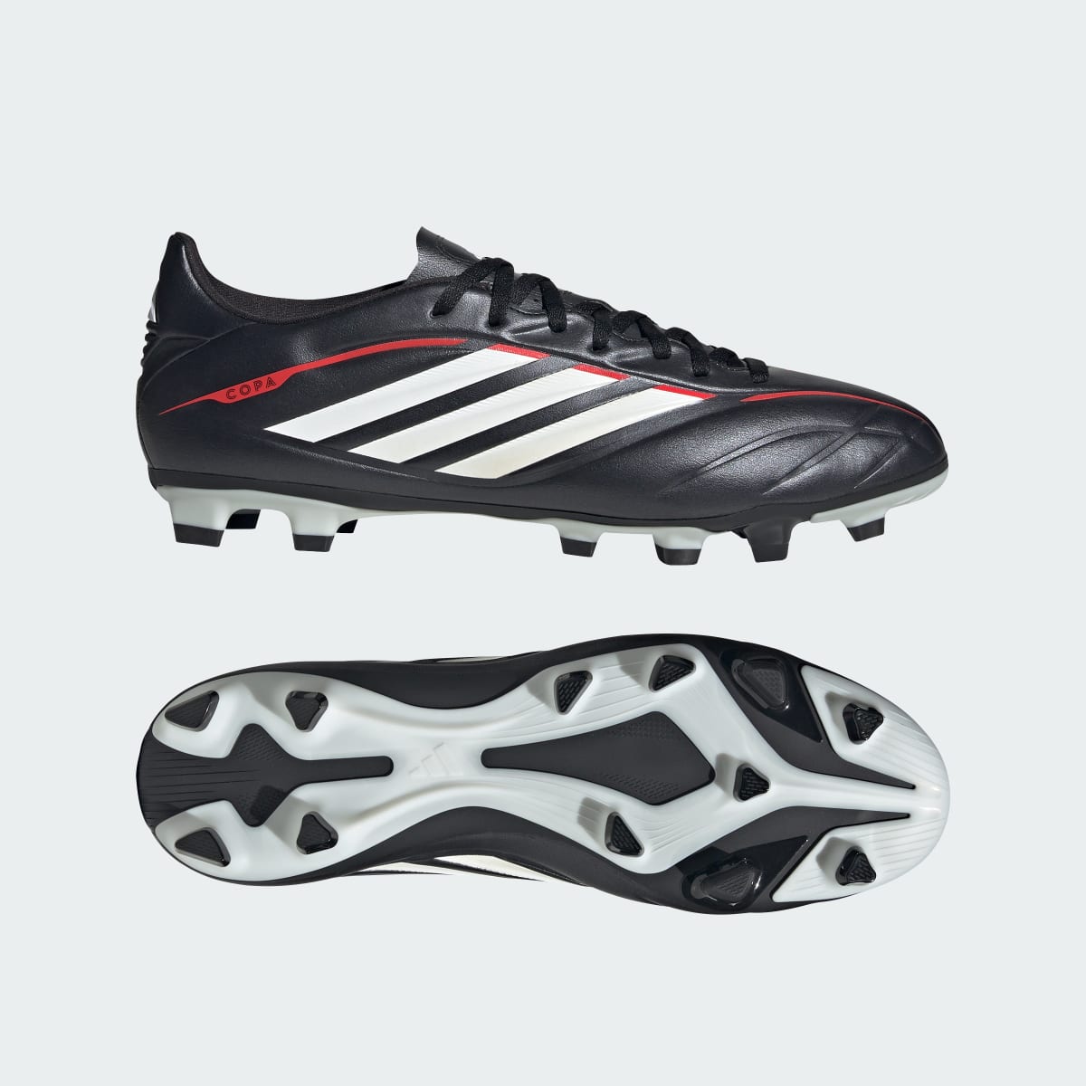 ADIDAS Copa Pure IV Club Firm Ground / Multi Ground Football Boots Core Black/Cloud White/Lucid Red
