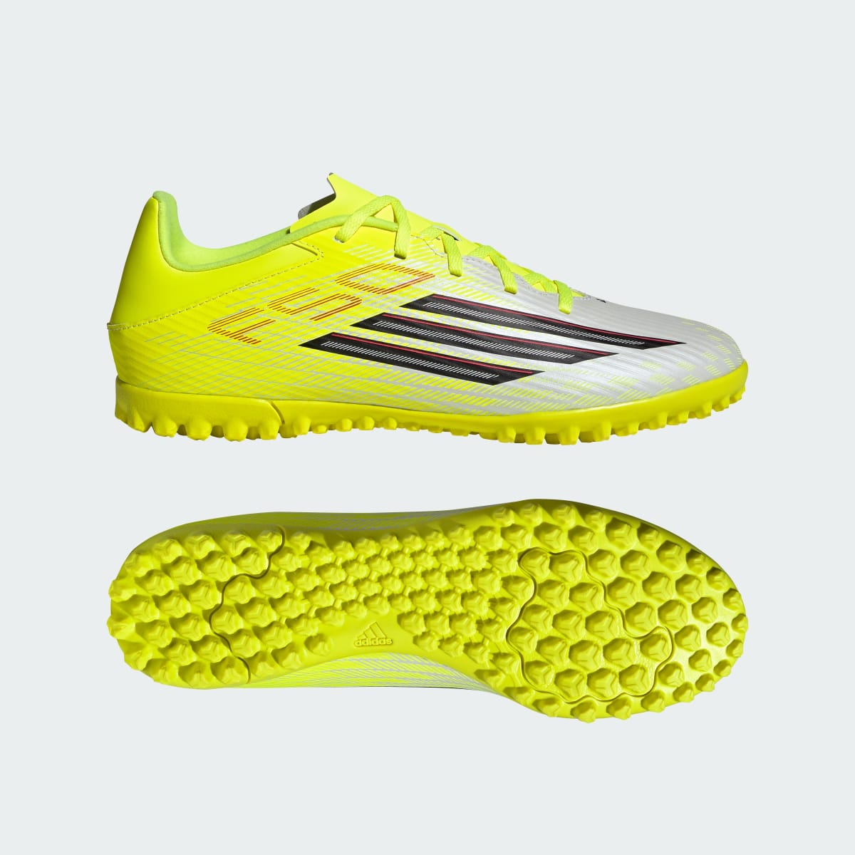 ADIDAS F50 Club Turf Football Team Solar Yellow 2/Core Black/Lucid Red