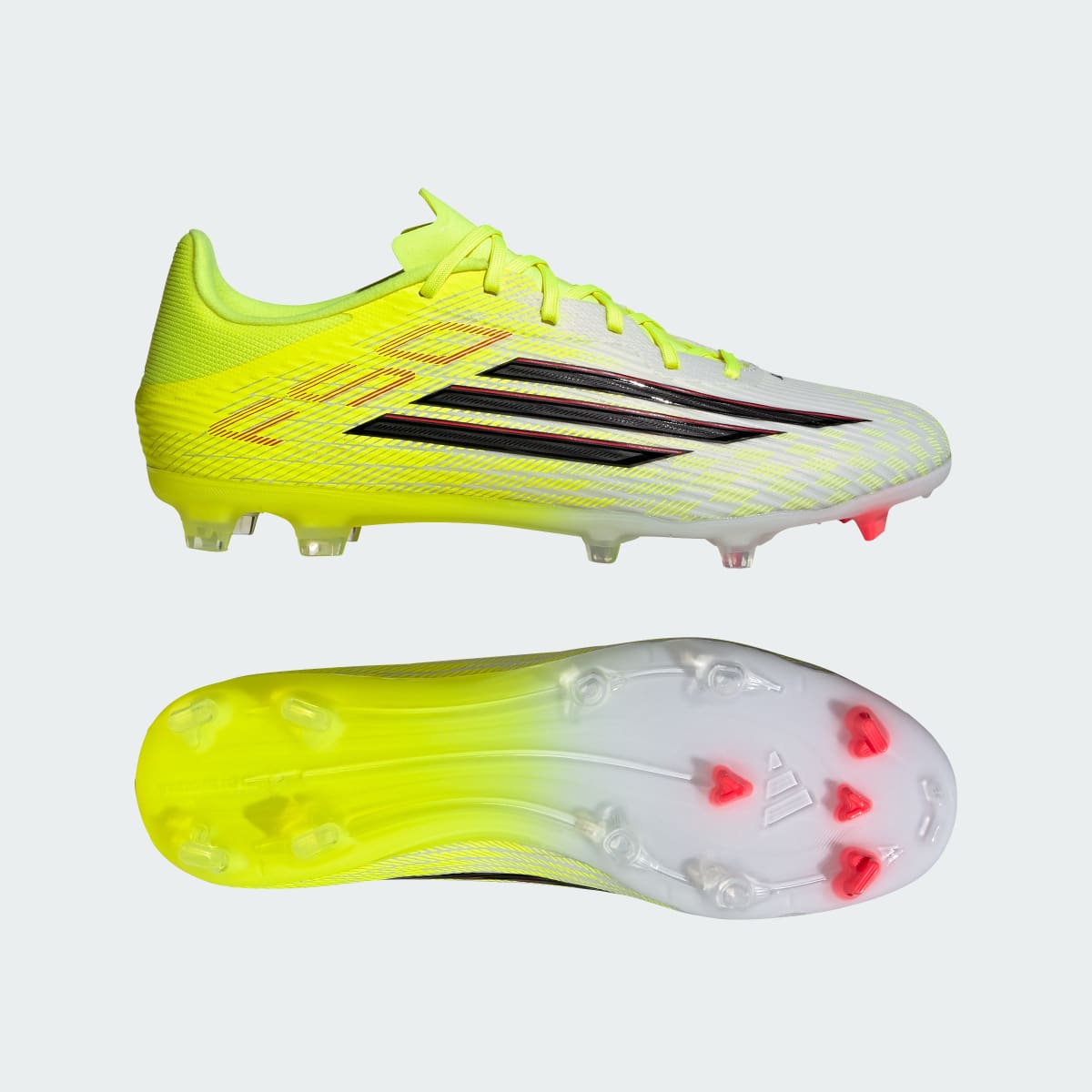 ADIDAS F50 LEAGUE Firm Ground / Multi Ground Football Boots Team Solar Yellow 2/Core Black/Lucid Red