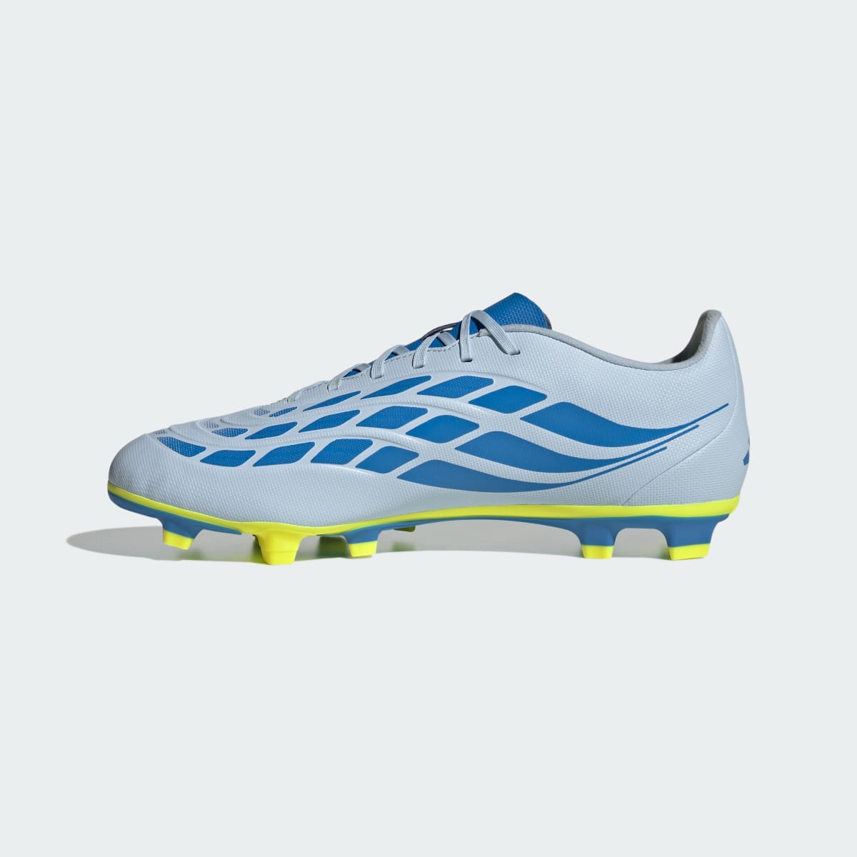 ADIDAS Predator Club Firm Ground/Multi Ground Football Boots Crystal Sky/Ray Blue/Team Solar Yellow 2