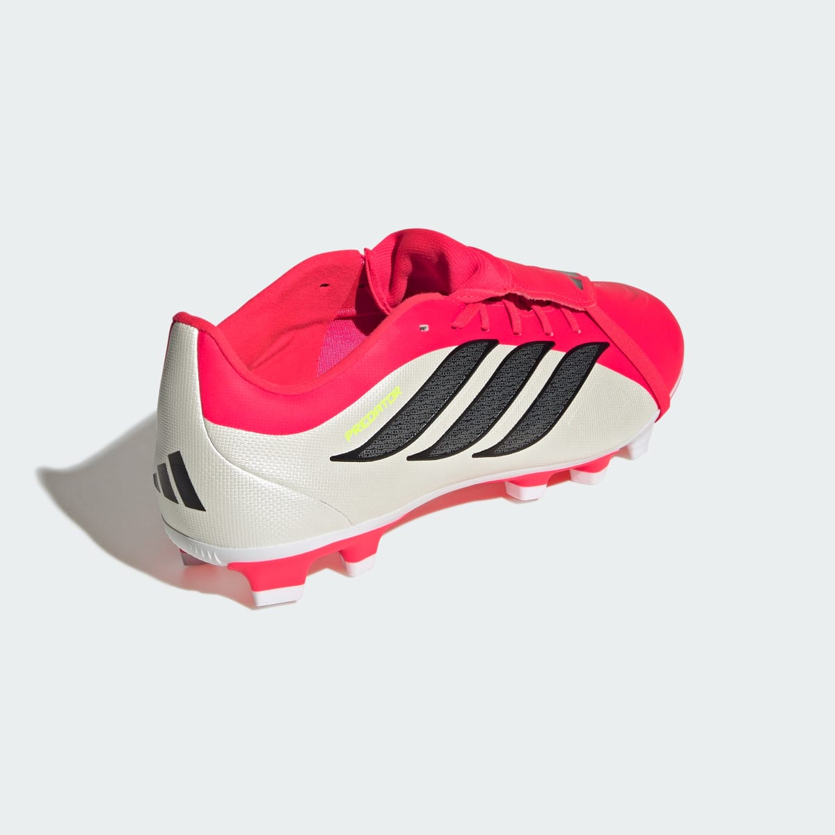 ADIDAS Predator Club Fold-Over Tongue Firm Ground/Multi Ground Football Boots Lucid Red/Core Black/Cloud White