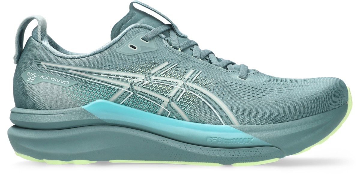 ASICS GEL-KAYANO 33 Foggy Teal/Illuminate Yellow