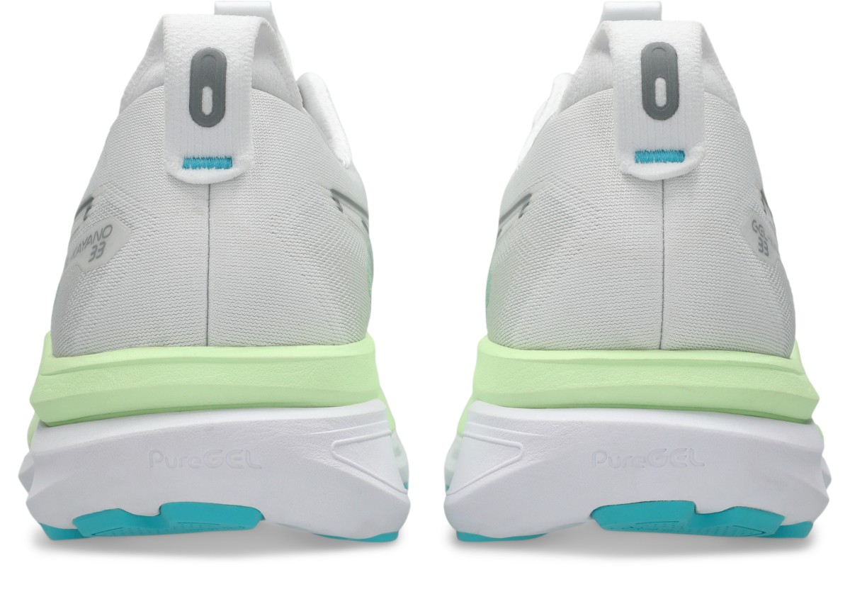 ASICS GEL-KAYANO 33 White/Energy Aqua