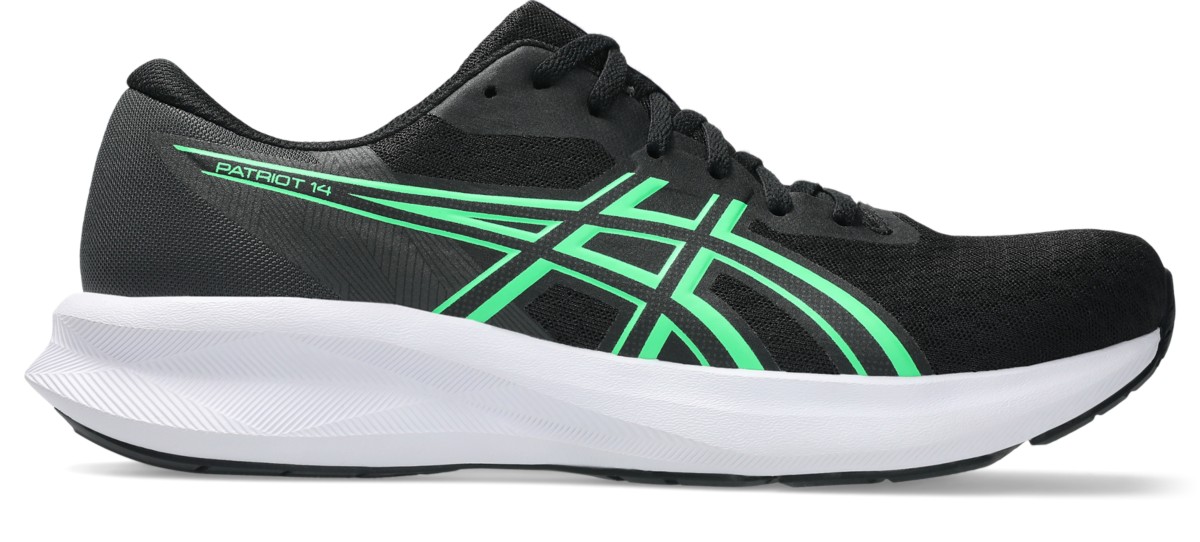 ASICS PATRIOT 14 Black/Vital Green