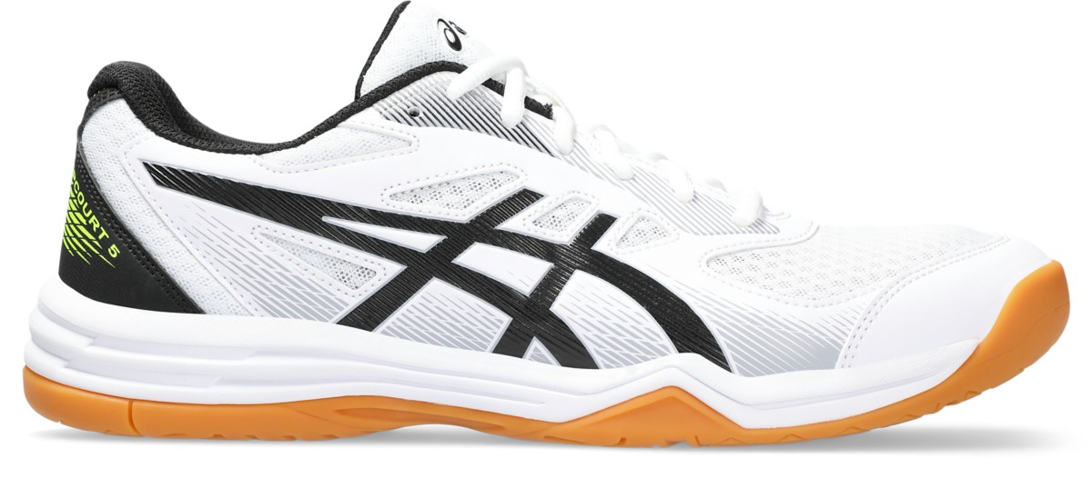 ASICS UPCOURT 5 White/Safety Yellow