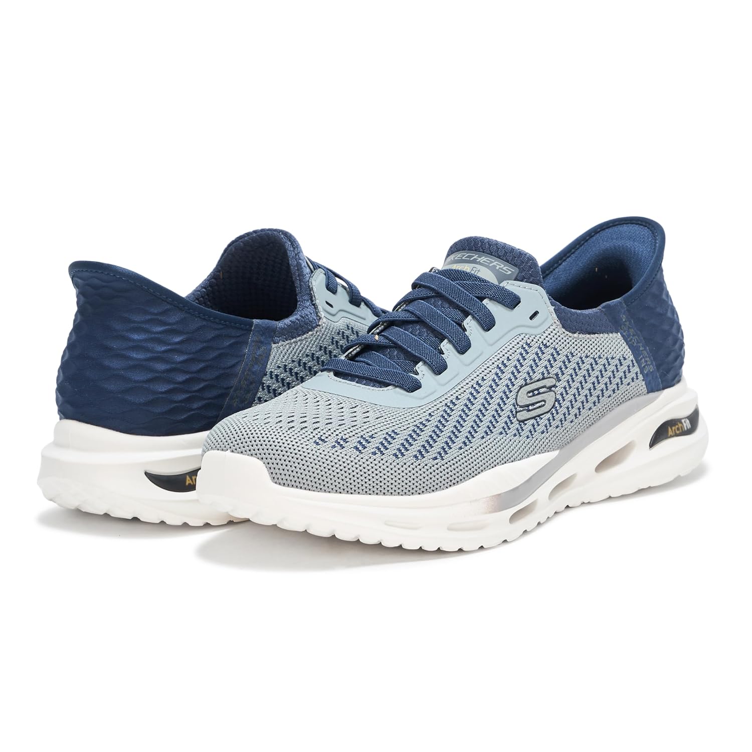 SKECHERS Arch Fit Orvan Drex Grey/Navy