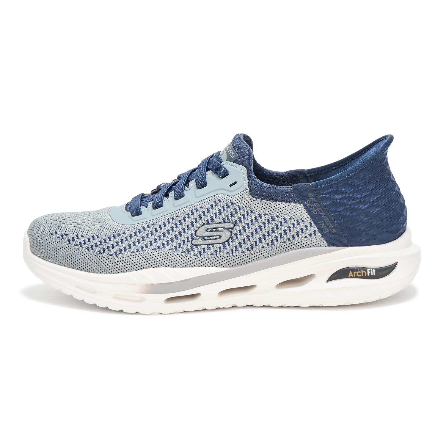 SKECHERS Arch Fit Orvan Drex Grey/Navy