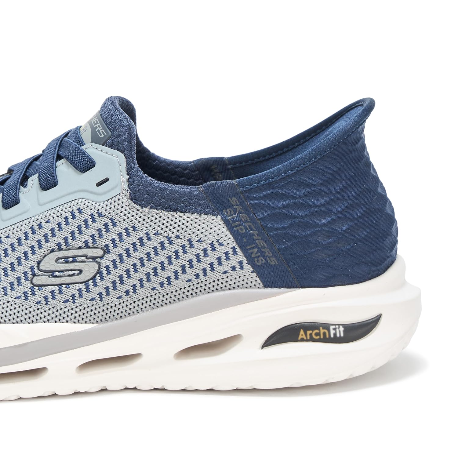 SKECHERS Arch Fit Orvan Drex Grey/Navy
